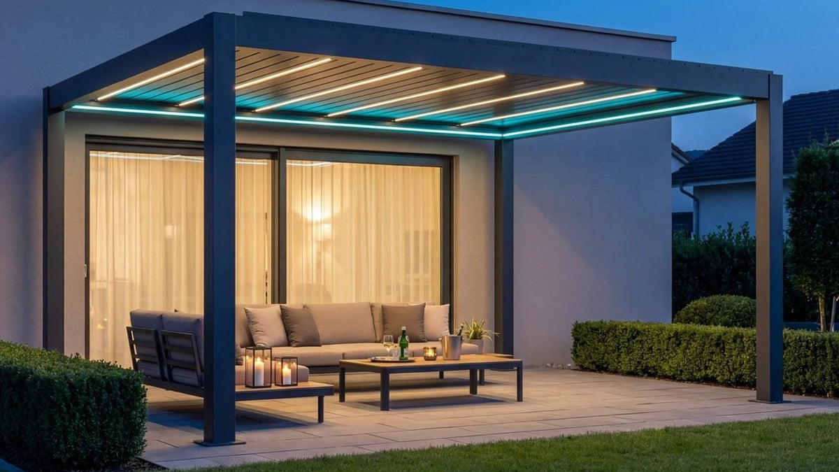 Aluminium Pergola Orientation in the UAE: Louvre Direction and Sun Path