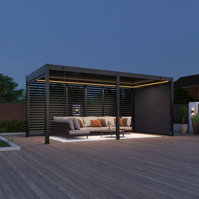 Wie man eine Pergola für maximale Privatsphäre gestaltet