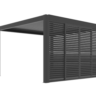 Pergola Lamellenwände