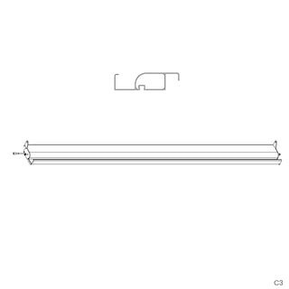 SkyMax Ultra - Lamelle mit LED Licht - C3 - 24-26