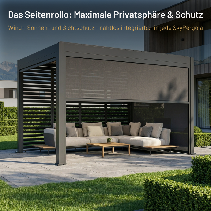 Sky Pergola Seitenrollo