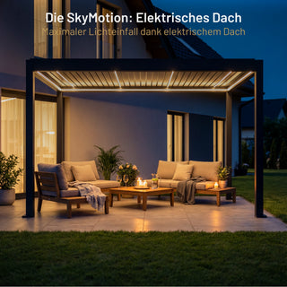 SkyPergola SkyMotion LED Aluminium Pergola