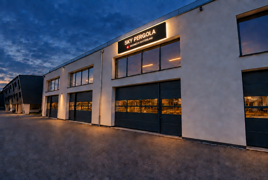 Showroom SkyPergola St-Aubin aussen