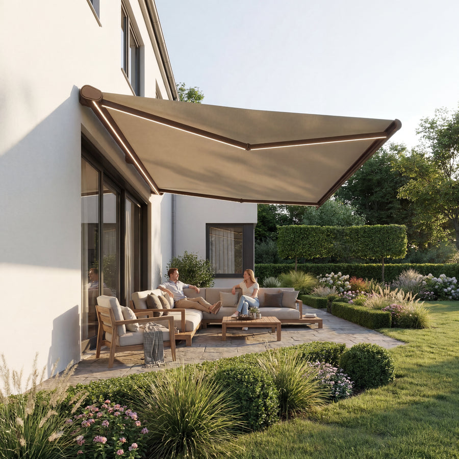 SkyPergola SkyShade LED Sonnenmarkise